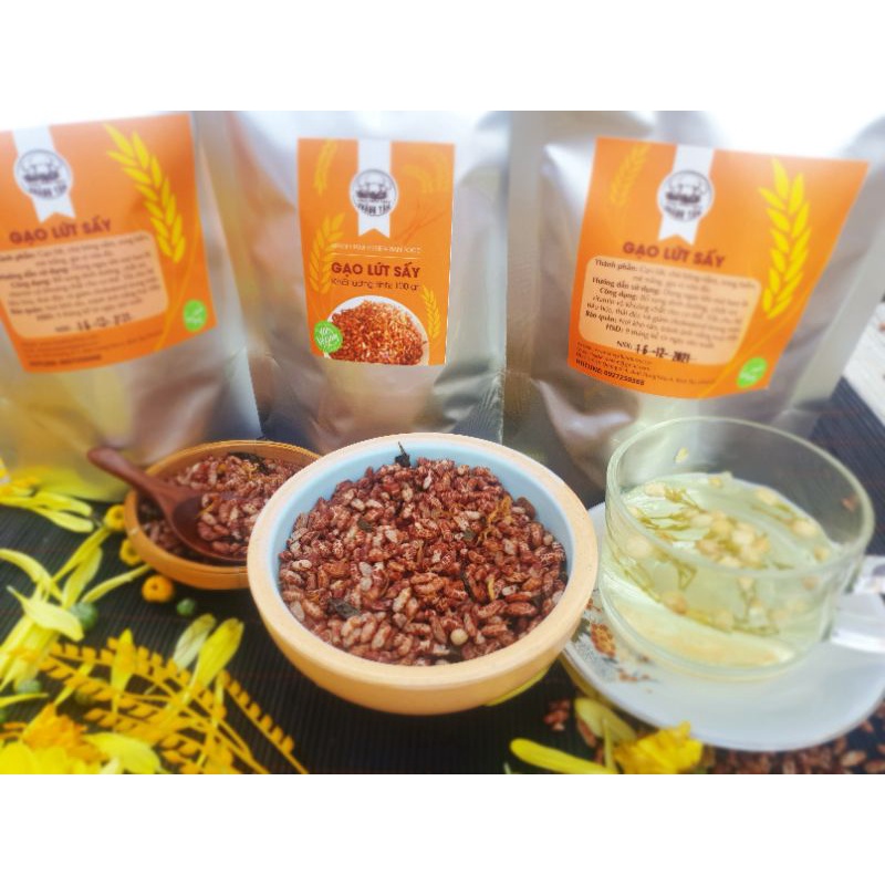 Gạo lứt chà bông bịch 100 gr